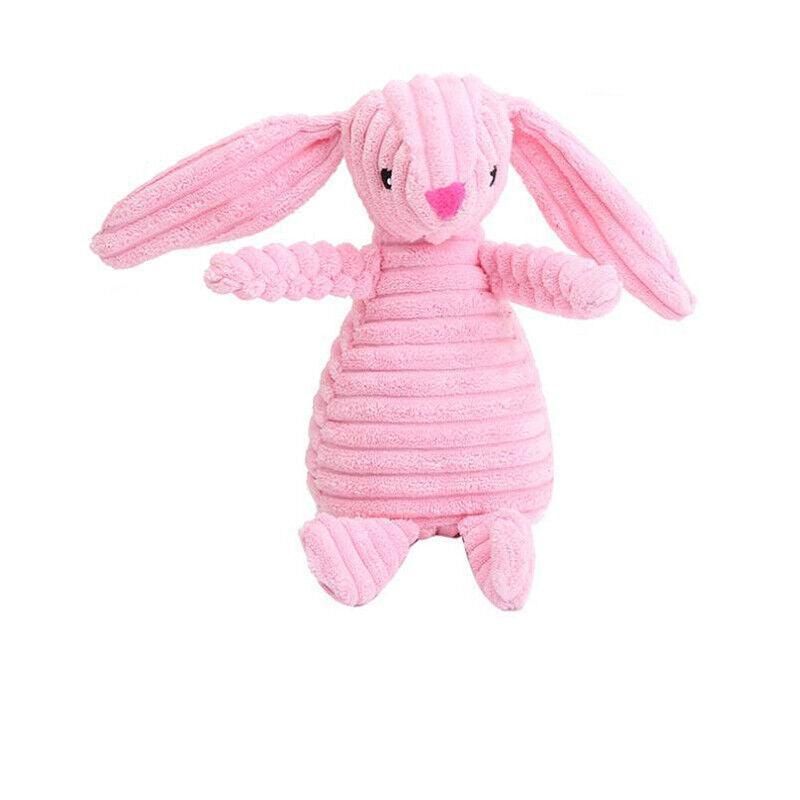 Squeaky Dog Toy Plush Chew Rope Pet Puppy Toys with Squeaker Crinkle for — image 1