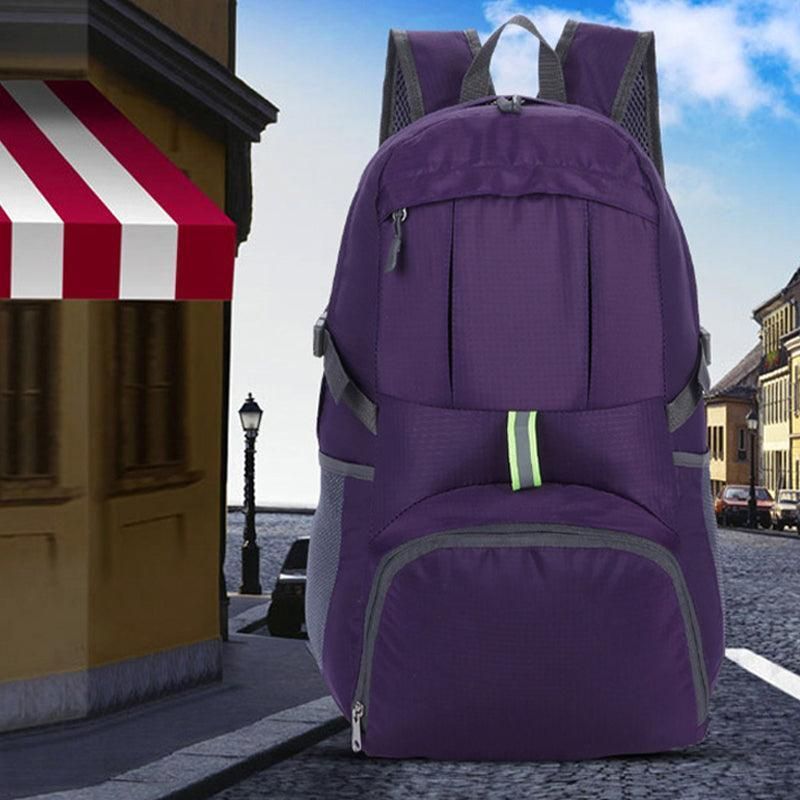 35L Light Foldable Outdoor Sports Backpack Camping Hiking Travel Bag - Rose Red view 8