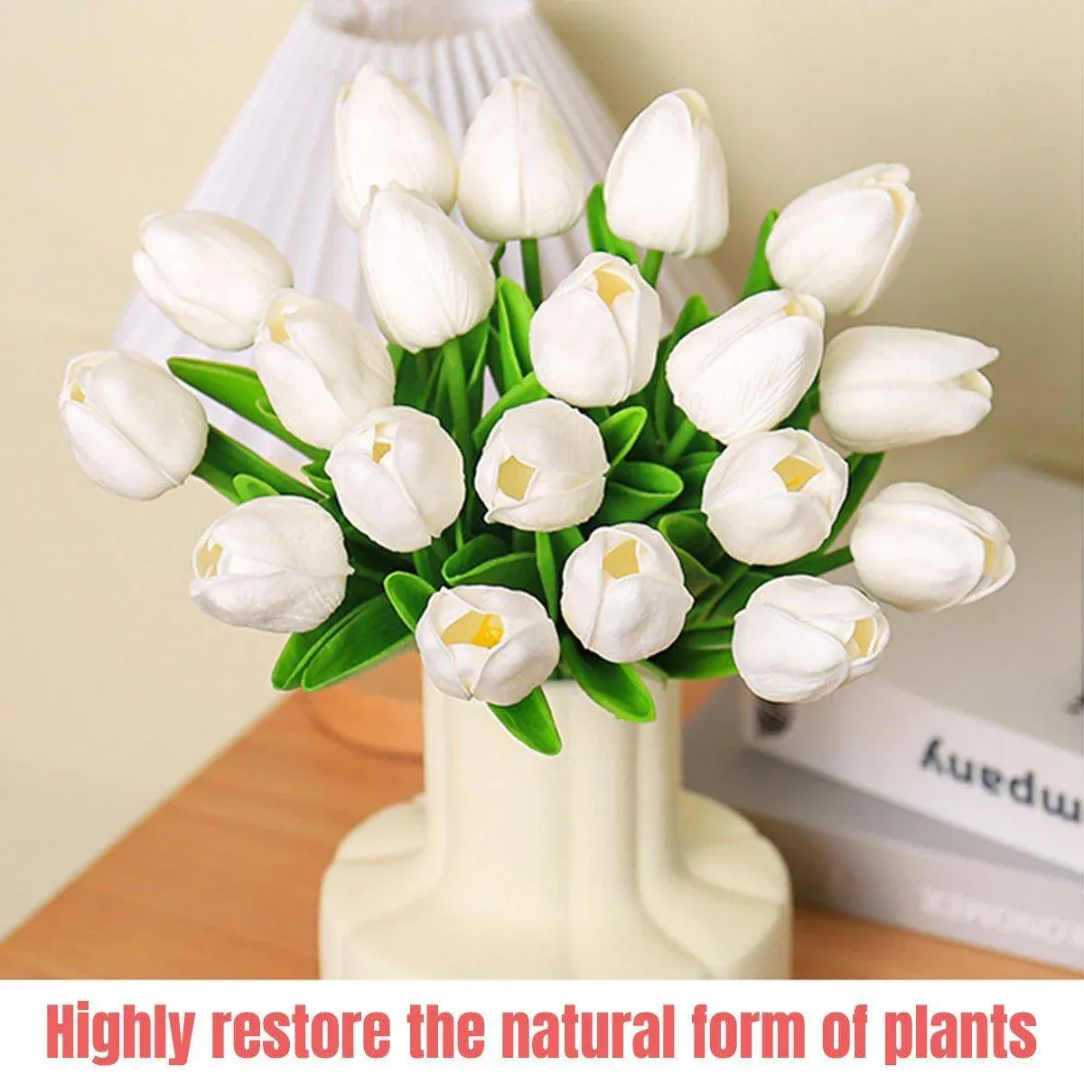 20PCS Real Touch Artificial Tulip Bouquet Fake Flowers for Home Wedding Decor view 9