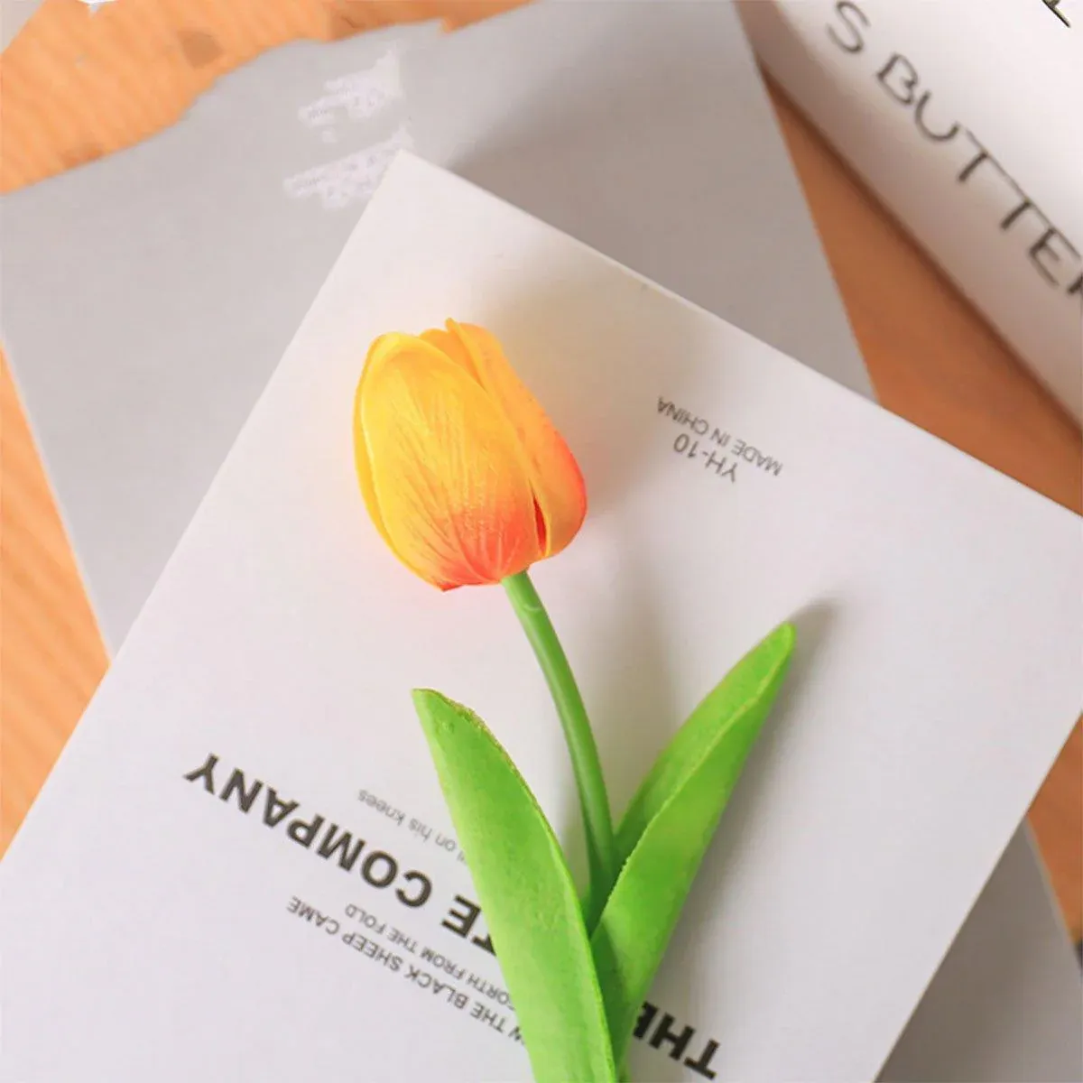20PCS Real Touch Artificial Tulip Bouquet Fake Flowers for Home Wedding Decor view 11