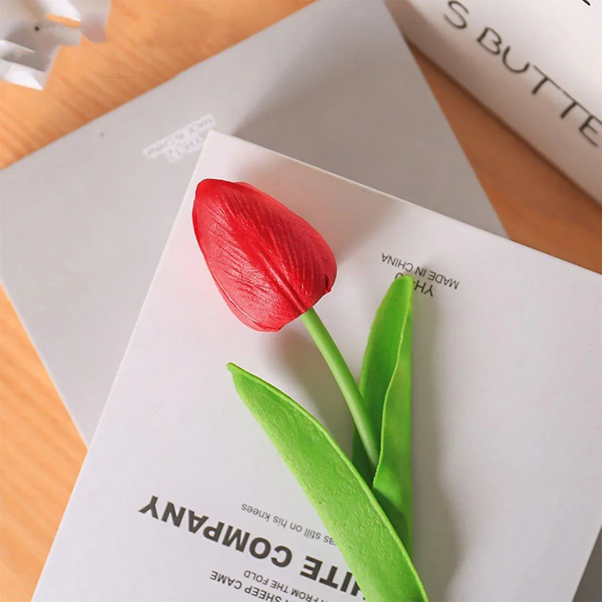 20PCS Real Touch Artificial Tulip Bouquet Fake Flowers for Home Wedding Decor view 13