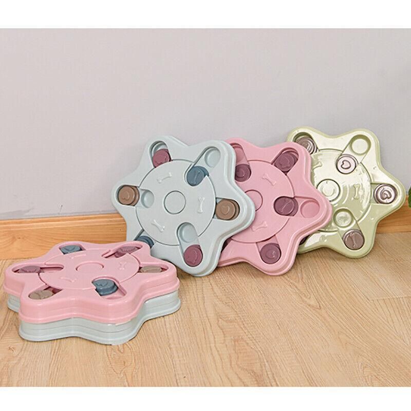 Dog Treat Dispenser Food Puzzle Toy Interactive Training Feeder Pet Supply view 4