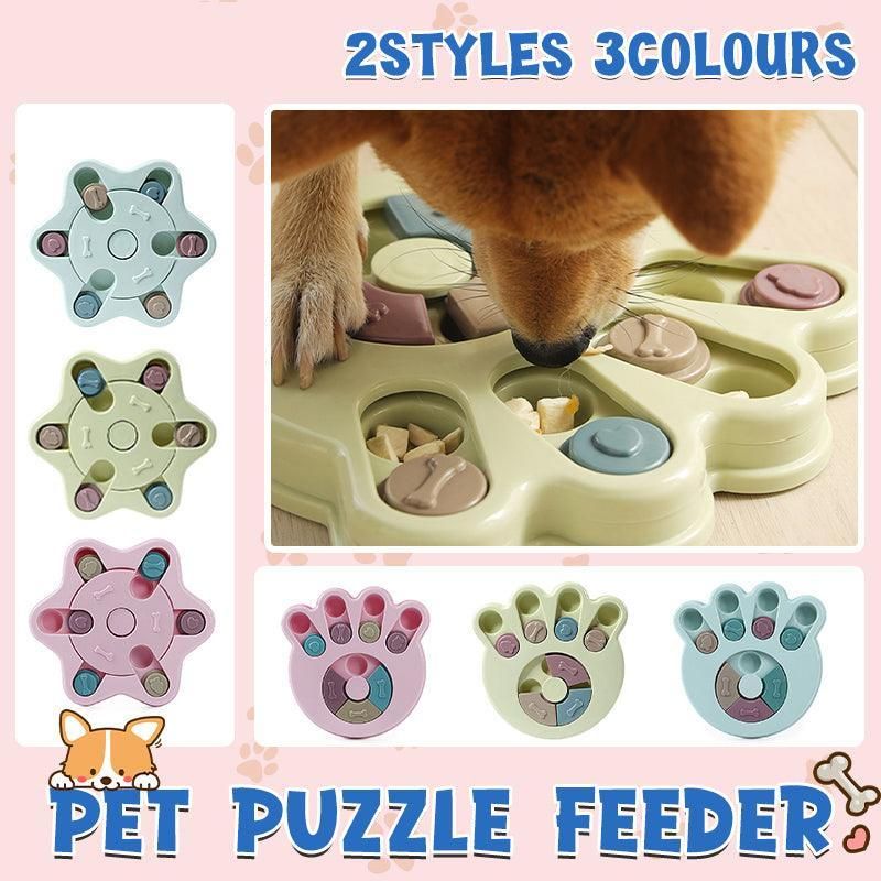 Dog Treat Dispenser Food Puzzle Toy Interactive Training Feeder Pet Supply view 2