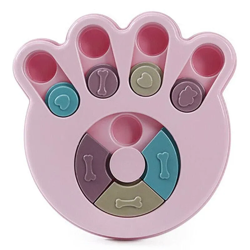 Dog Treat Dispenser Food Puzzle Toy Interactive Training Feeder Pet Supply