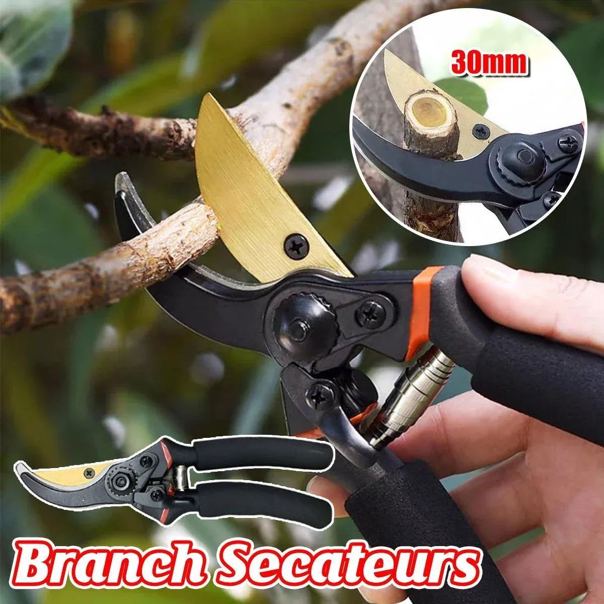 Thickened Branch Scissors Strong Garden Shears Cut Thick Branches Pruning Tools — image 1