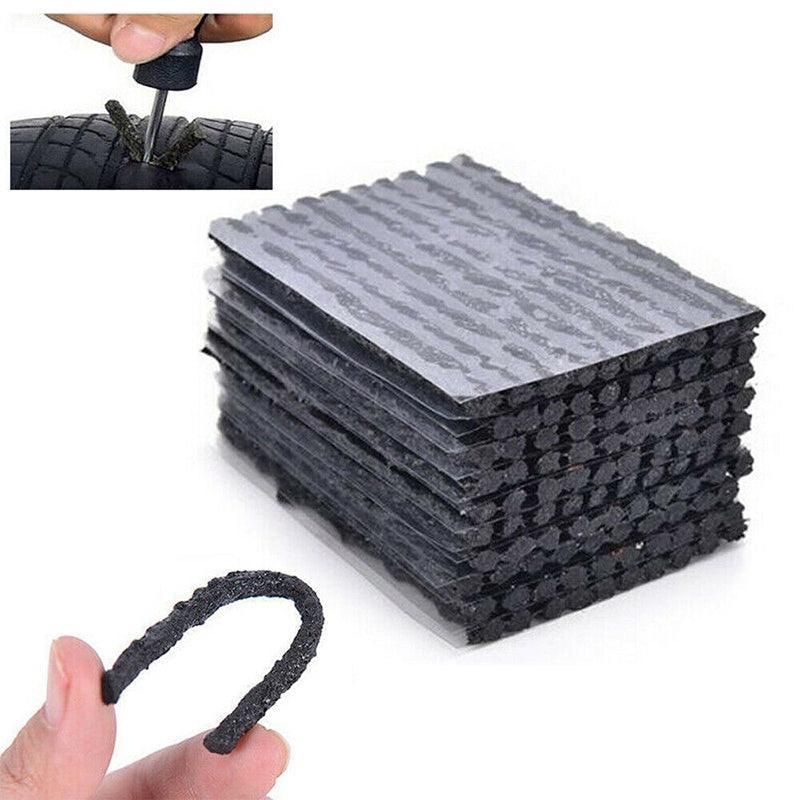 50× Tyre Repair Plugs Car Tire Puncture Recovery Tyre Tubeless Seal Plugs Strip view 6