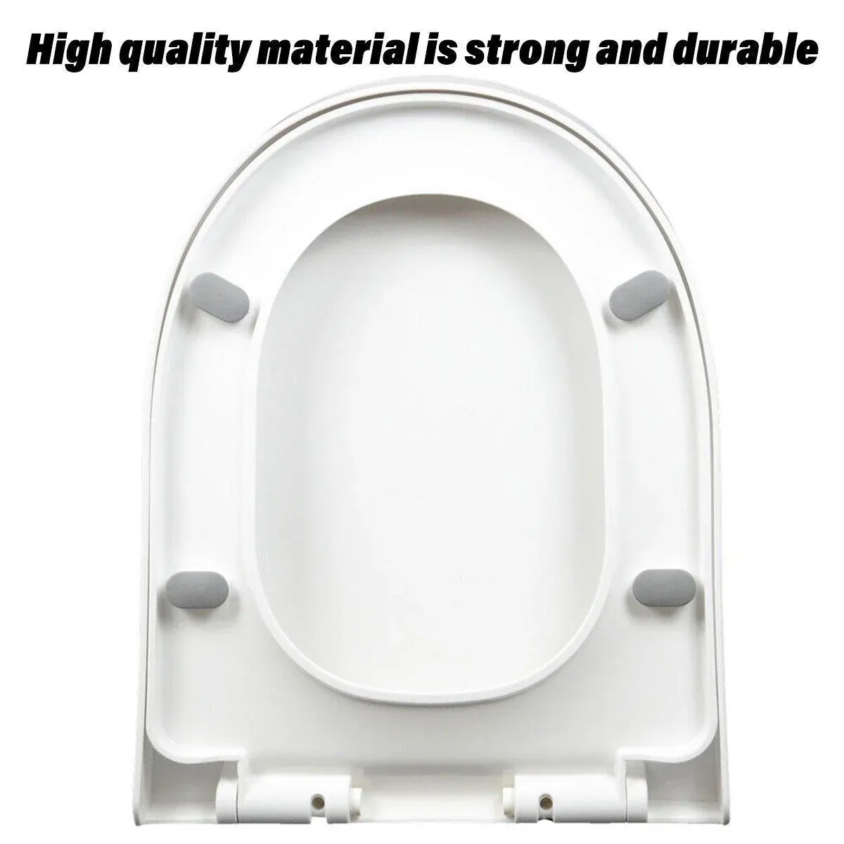 Toilet Seat Cover Universal Toilet Lid Cover Replacement Bathroom Seat Cover view 5