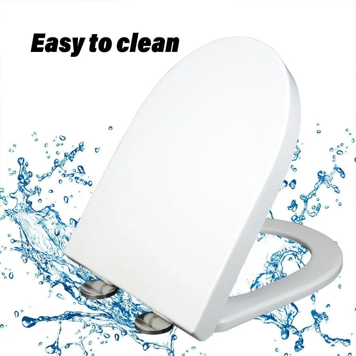 Toilet Seat Cover Universal Toilet Lid Cover Replacement Bathroom Seat Cover view 6