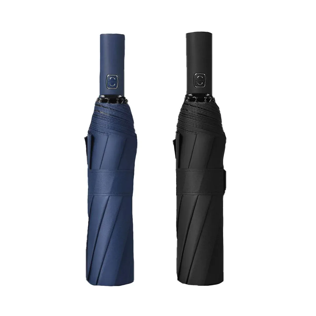 Automatic Folding Umbrella 12-Rib Large Windproof Sunshade for Men and Women view 3
