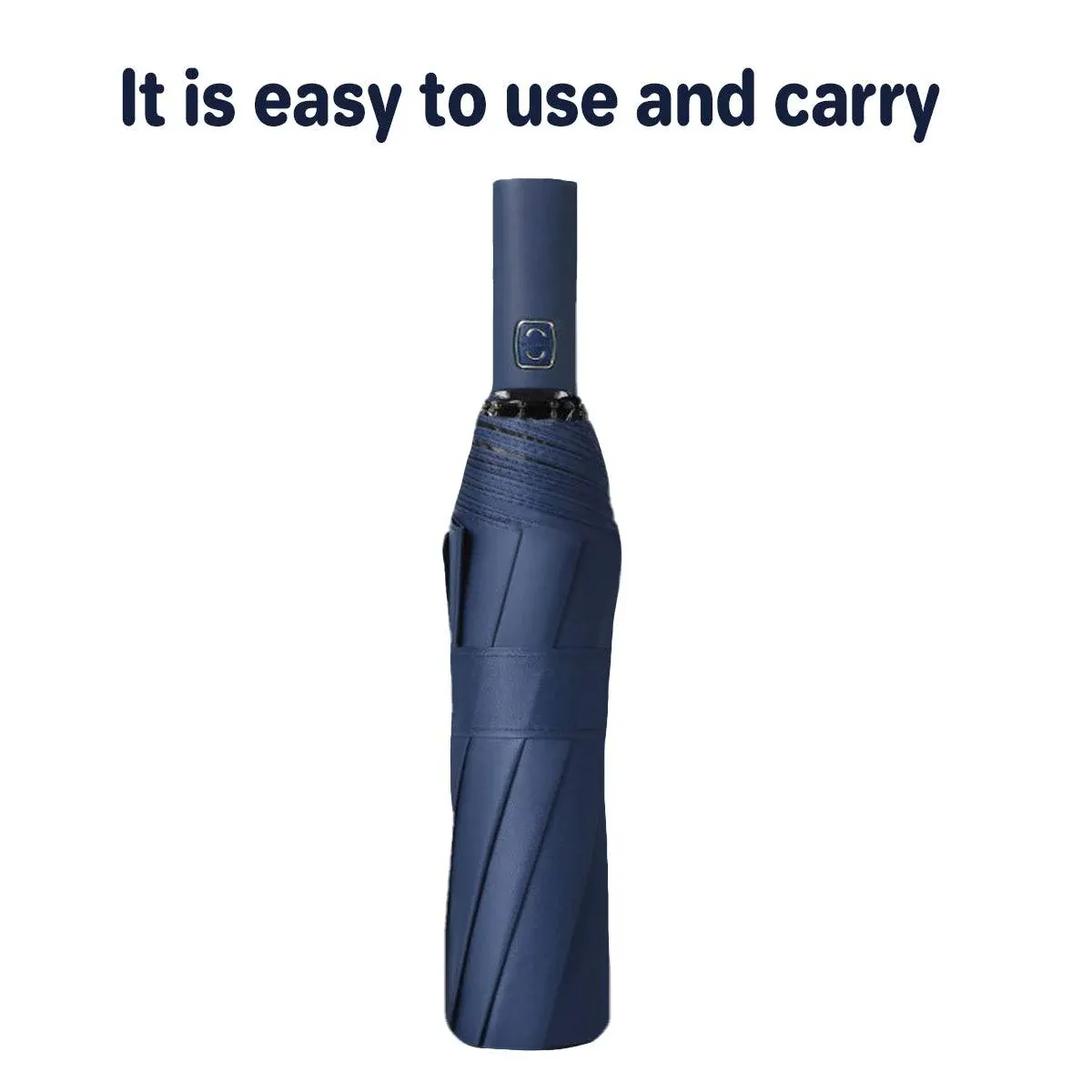 Automatic Folding Umbrella 12-Rib Large Windproof Sunshade for Men and Women view 13