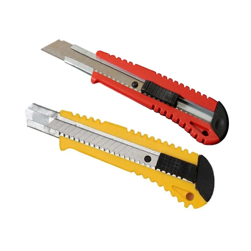 Heavy Duty Box Cutter Pack Snap Off Retractable Blade Long Last Hand Craft view 3