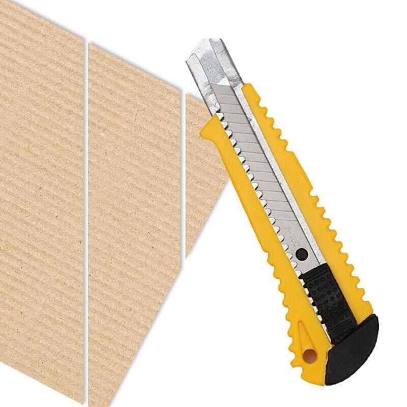 Heavy Duty Box Cutter Pack Snap Off Retractable Blade Long Last Hand Craft view 8