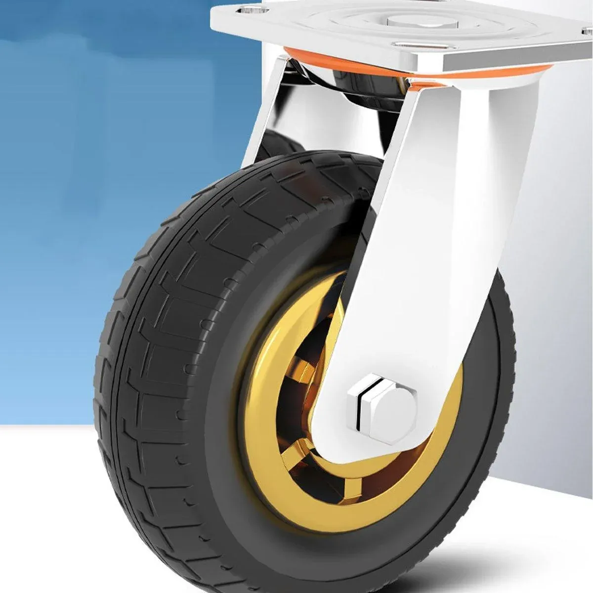 4pcs 6inch Heavy Duty Swivel Caster Wheels 150mm 1000kg Load 2 with Brakes view 5