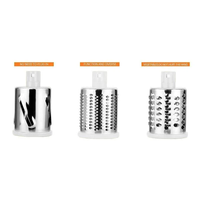 Kitchen Vegetable Fruit Slicer Cutter Shredder Food Manual Rotary Grater view 4