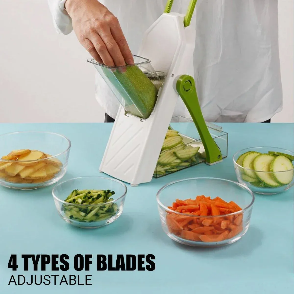 4 in 1 Multifunctional Vegetable Slicer Kitchen Food Chopper Cutting Tool view 4