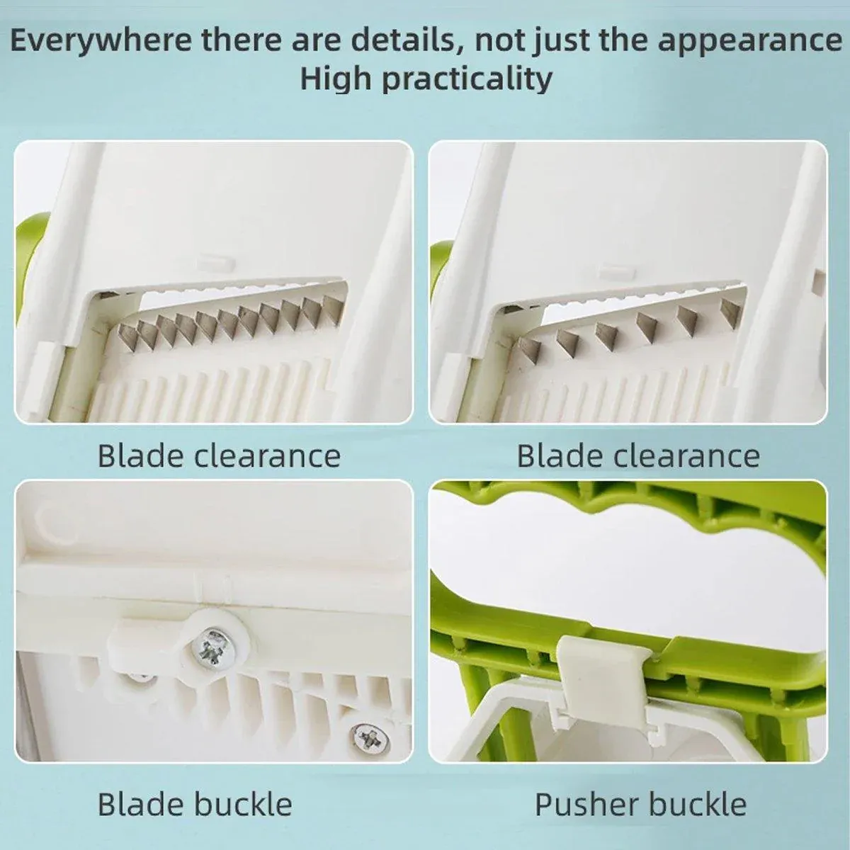 4 in 1 Multifunctional Vegetable Slicer Kitchen Food Chopper Cutting Tool view 7
