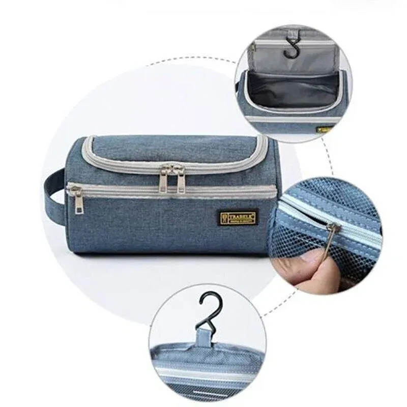Large Capacity Men Travel Toiletry Kit Wash Bag Waterproof Cosmetic Bags view 13