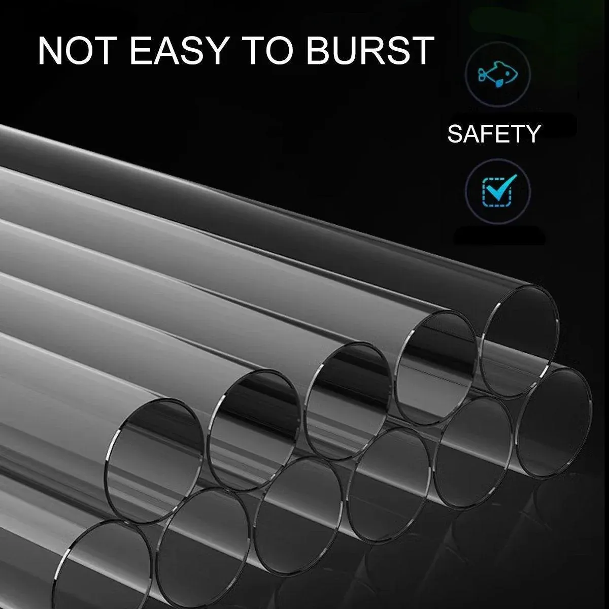 Aquarium Glass Inlet Outlet Pipe Fish Tank Filter Oil Film Remover Plant view 7