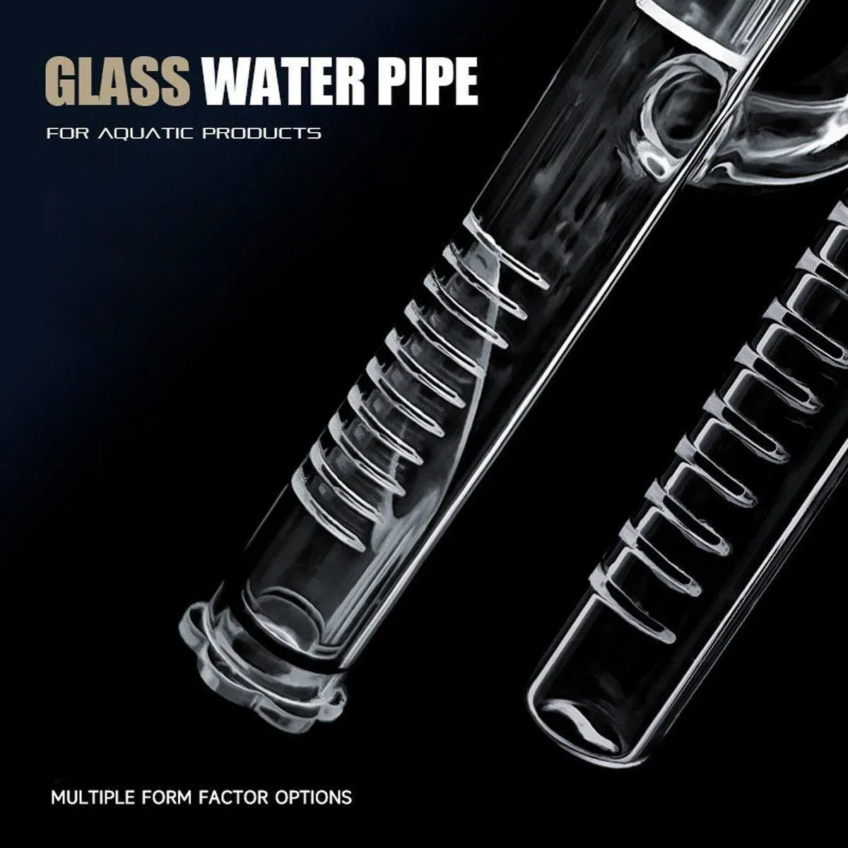 Aquarium Glass Inlet Outlet Pipe Fish Tank Filter Oil Film Remover Plant view 8