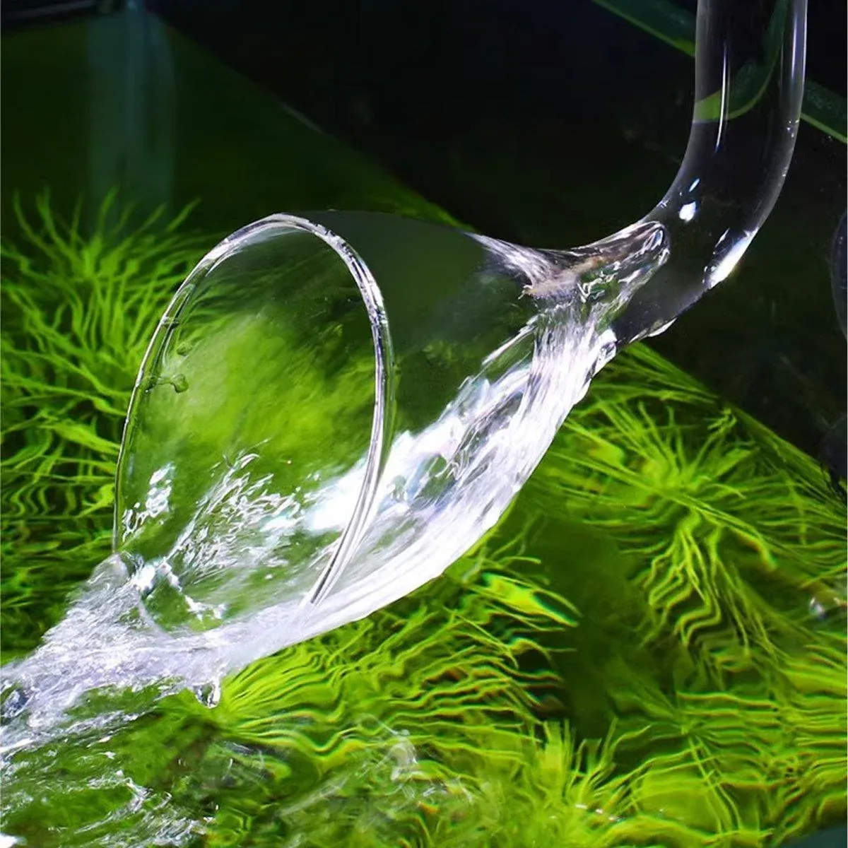 Aquarium Glass Inlet Outlet Pipe Fish Tank Filter Oil Film Remover Plant view 14