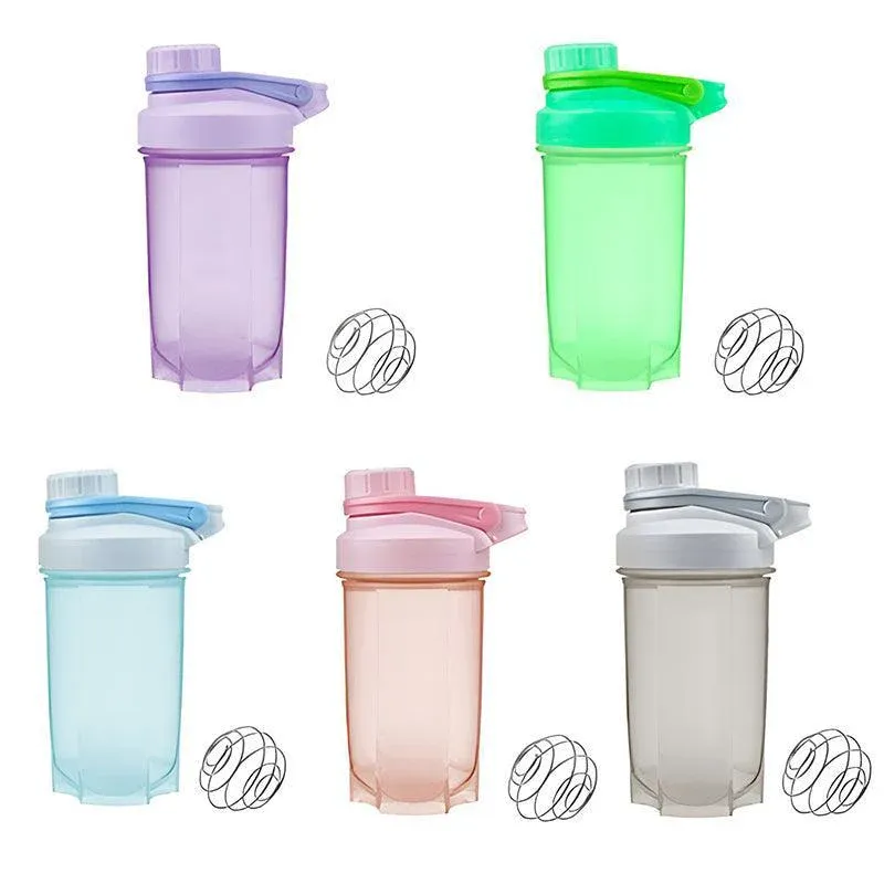 500ml Protein Powder Shake Ball Bottle Sport Mixer Shaker Mixing Drinking Cup view 3