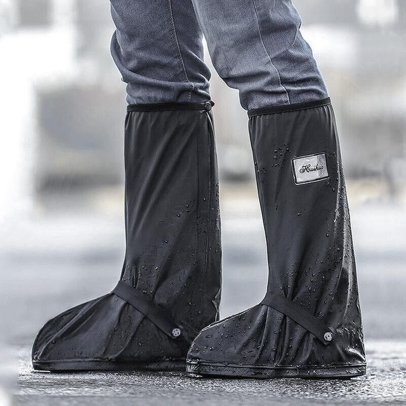 Waterproof Boot Gear Reusable Overshoe Rain Shoe Covers Anti-Slip Shoe Cover - XL view 4