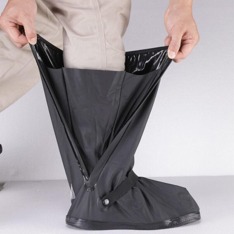 Waterproof Boot Gear Reusable Overshoe Rain Shoe Covers Anti-Slip Shoe Cover - XL view 12