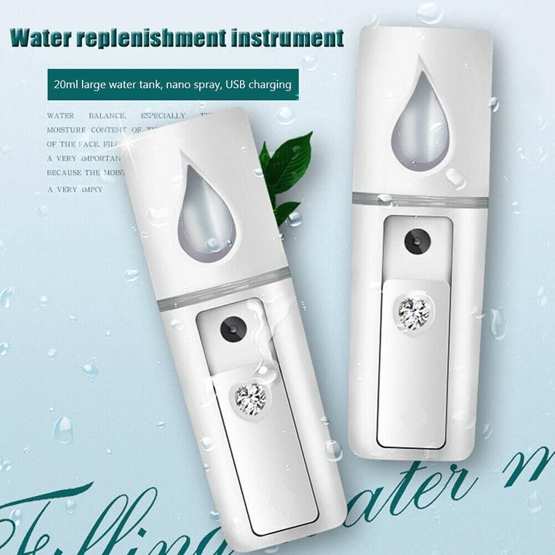 L2 Mini Nano Facial Mister With Top Mirror Rechargeable Cool Mist Sprayer Au view 5