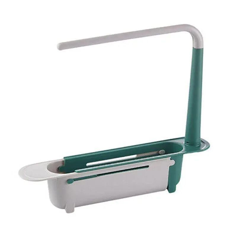 Telescopic Sink Rack Holder Expandable Storage Drain Basket Home Kitchen Tools