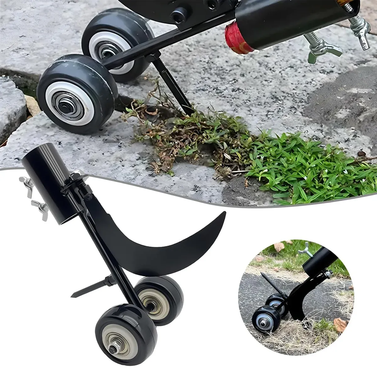 Weed Puller Tool Adjustable Crevice Weeding Cleaner Hand Tool For Garden Lawn view 9