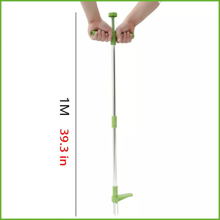 Weed Puller Garden Golves Claws Weeder Twister Twist Pull Lawn Root Remover Tool view 3