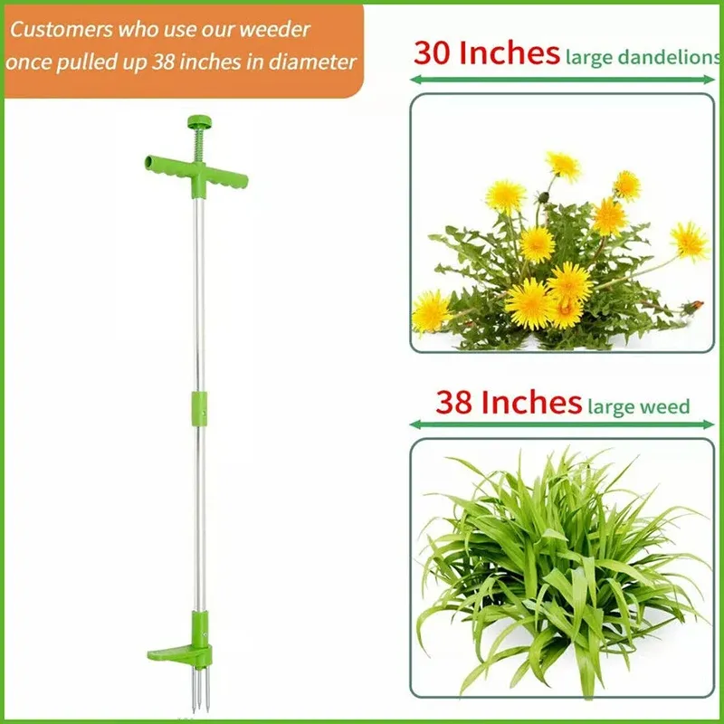 Weed Puller Garden Golves Claws Weeder Twister Twist Pull Lawn Root Remover Tool view 9
