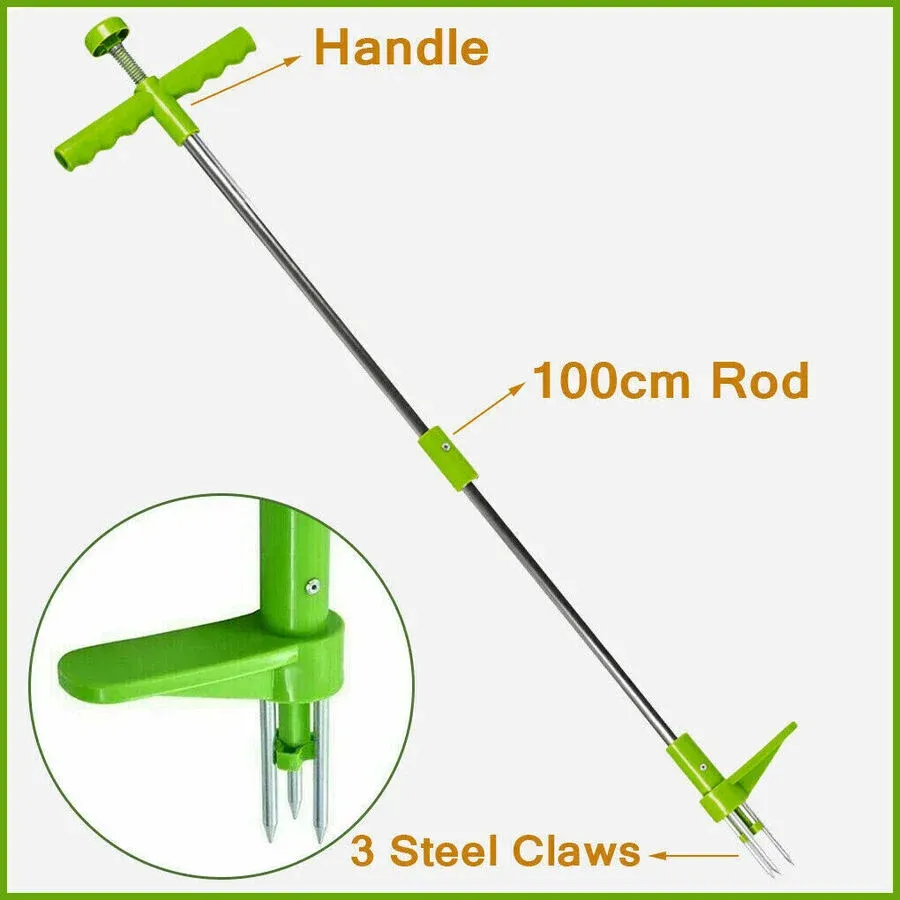 Weed Puller Garden Golves Claws Weeder Twister Twist Pull Lawn Root Remover Tool view 12