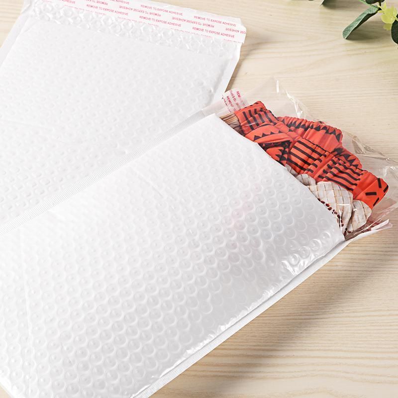 25PCS Poly Bubble Mailers Envelope Padded Bag White Cushioned Satchel 15 Sizes view 9