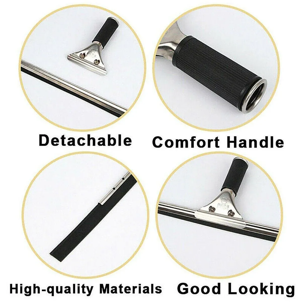 Household Wiper Bathroom Scraper Cleaning Tool for Glass and Floor Cleaning - 40CM view 5
