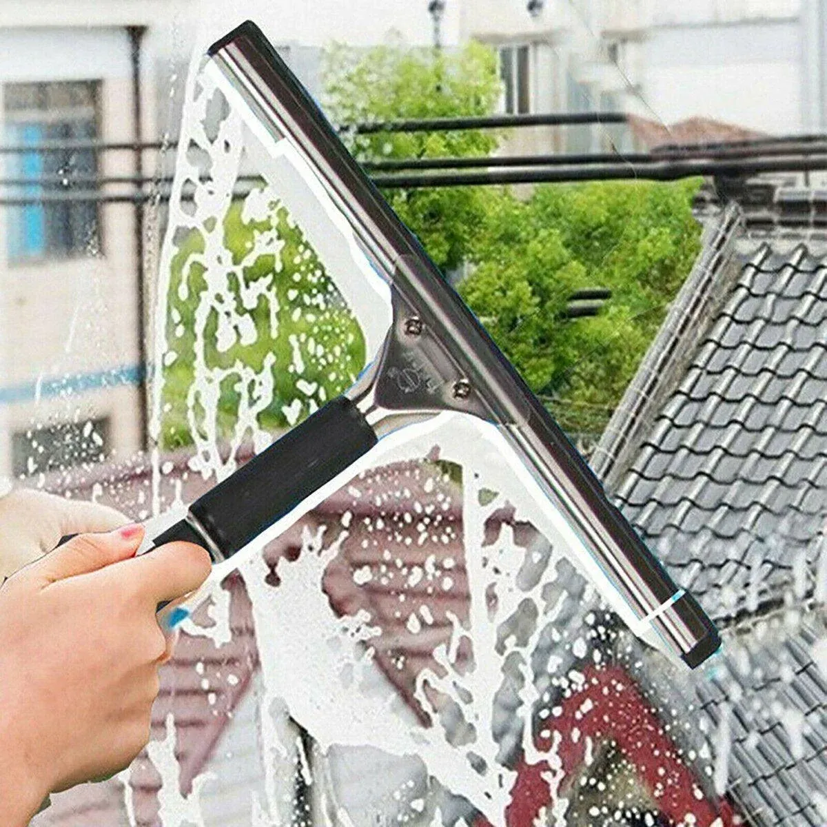 Household Wiper Bathroom Scraper Cleaning Tool for Glass and Floor Cleaning - 40CM view 7