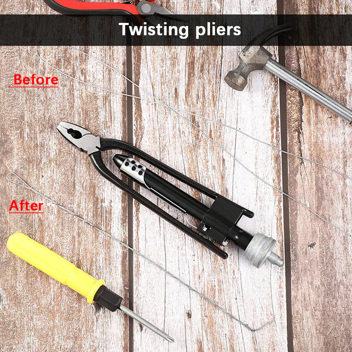 6 Inch Lock Wire Twisting Pliers Aviation Motorcycle Fuse Grip Tool view 4