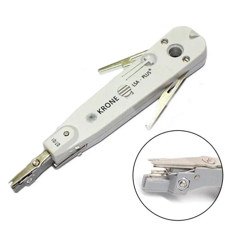 Network Cable Punch Down Tool with Hook and Blade for RJ45 RJ11 Cat5e Cat6 view 7