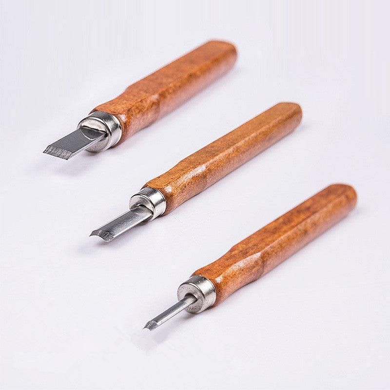 12Pcs Wood Carving Tool Chisels Set Woodcut Knife Arts Crafts Woodworking Chisel view 11