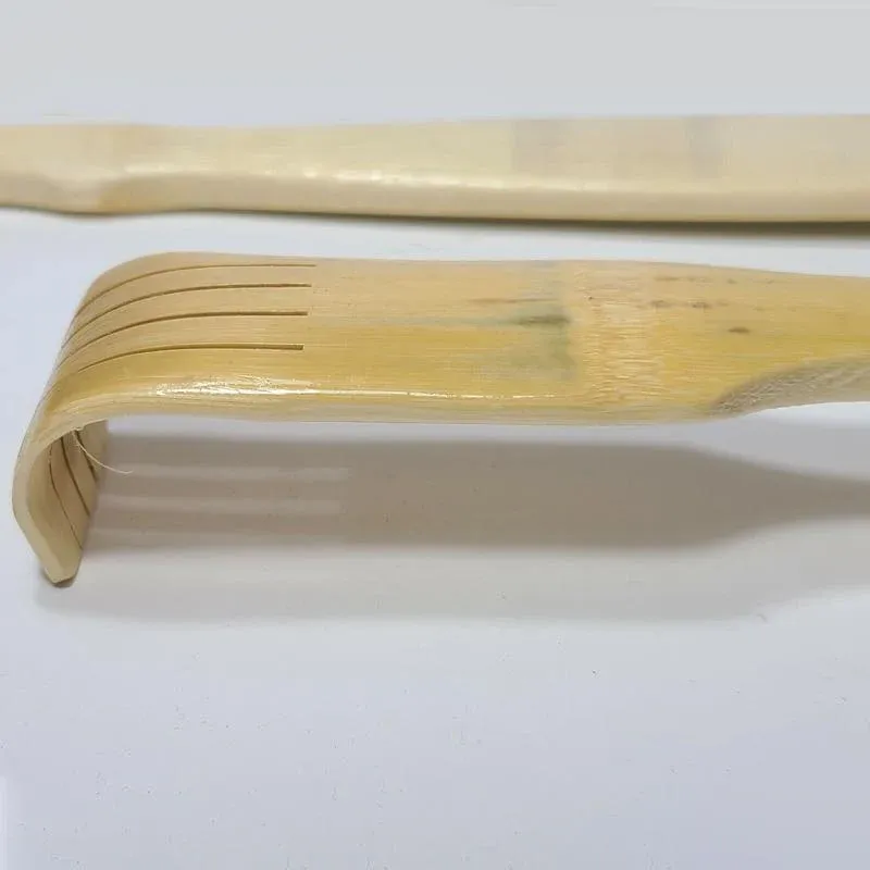 Long Handle Bamboo Back Scratcher Stick for Itch Relief and Easy Reach 46cm 2PCS view 4