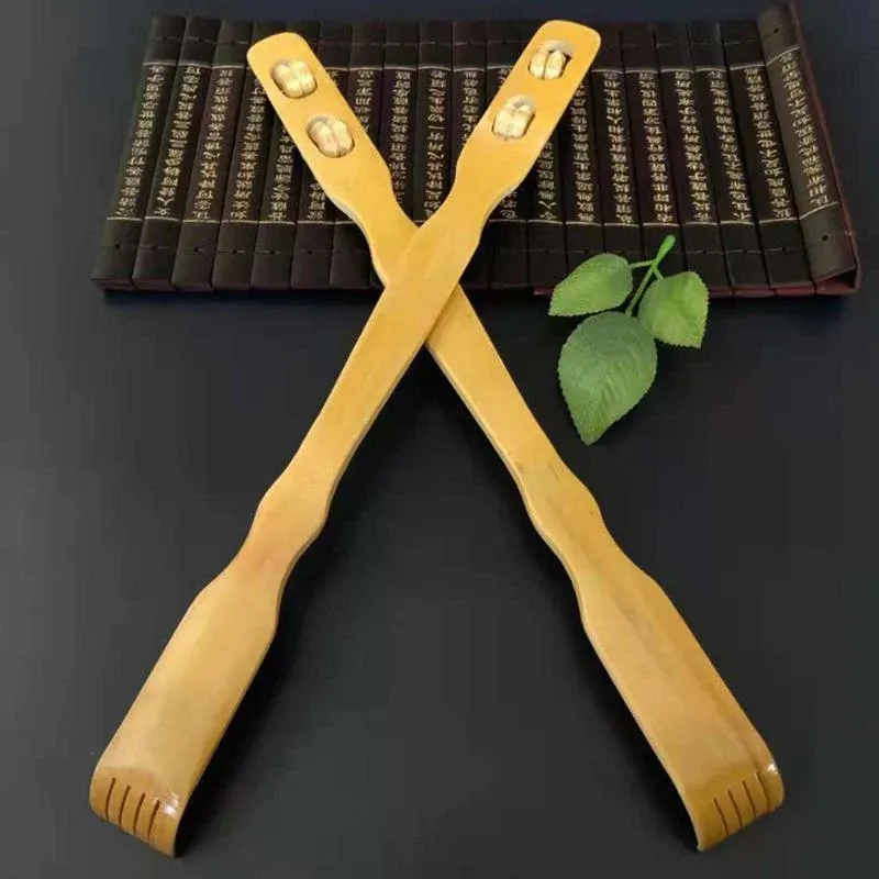 Long Handle Bamboo Back Scratcher Stick for Itch Relief and Easy Reach 46cm 2PCS view 5