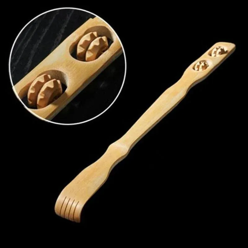 Long Handle Bamboo Back Scratcher Stick for Itch Relief and Easy Reach 46cm 2PCS view 6