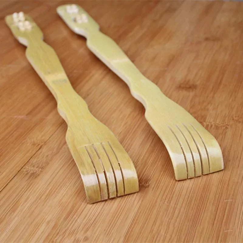 Long Handle Bamboo Back Scratcher Stick for Itch Relief and Easy Reach 46cm 2PCS view 9