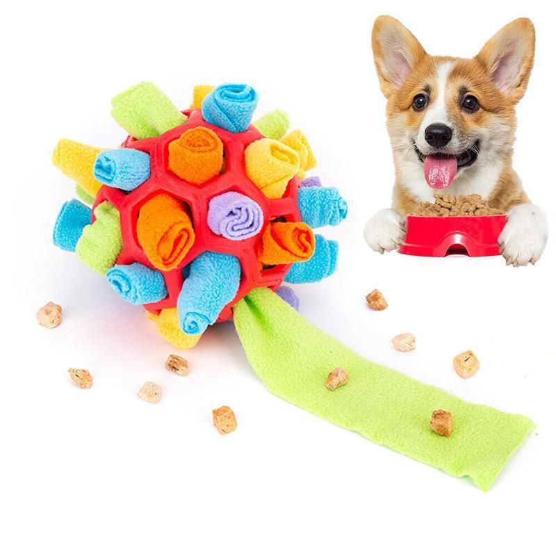Snuffle Ball Dog Toy for Treat Dispensing and Nose Work Training Soft Washable view 7