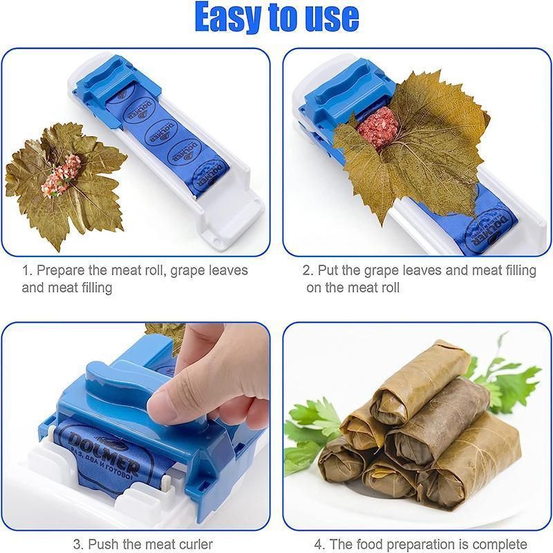 Manual Sushi Meat Roll Maker Kitchen Vegetable Grape Leaf Rolling Tool view 7