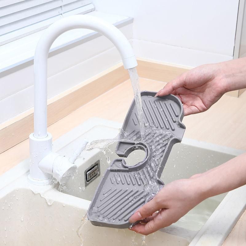 Kitchen Faucet Storage Rack Holder Soap Sponges Caddy Organizer Sink Basket view 7
