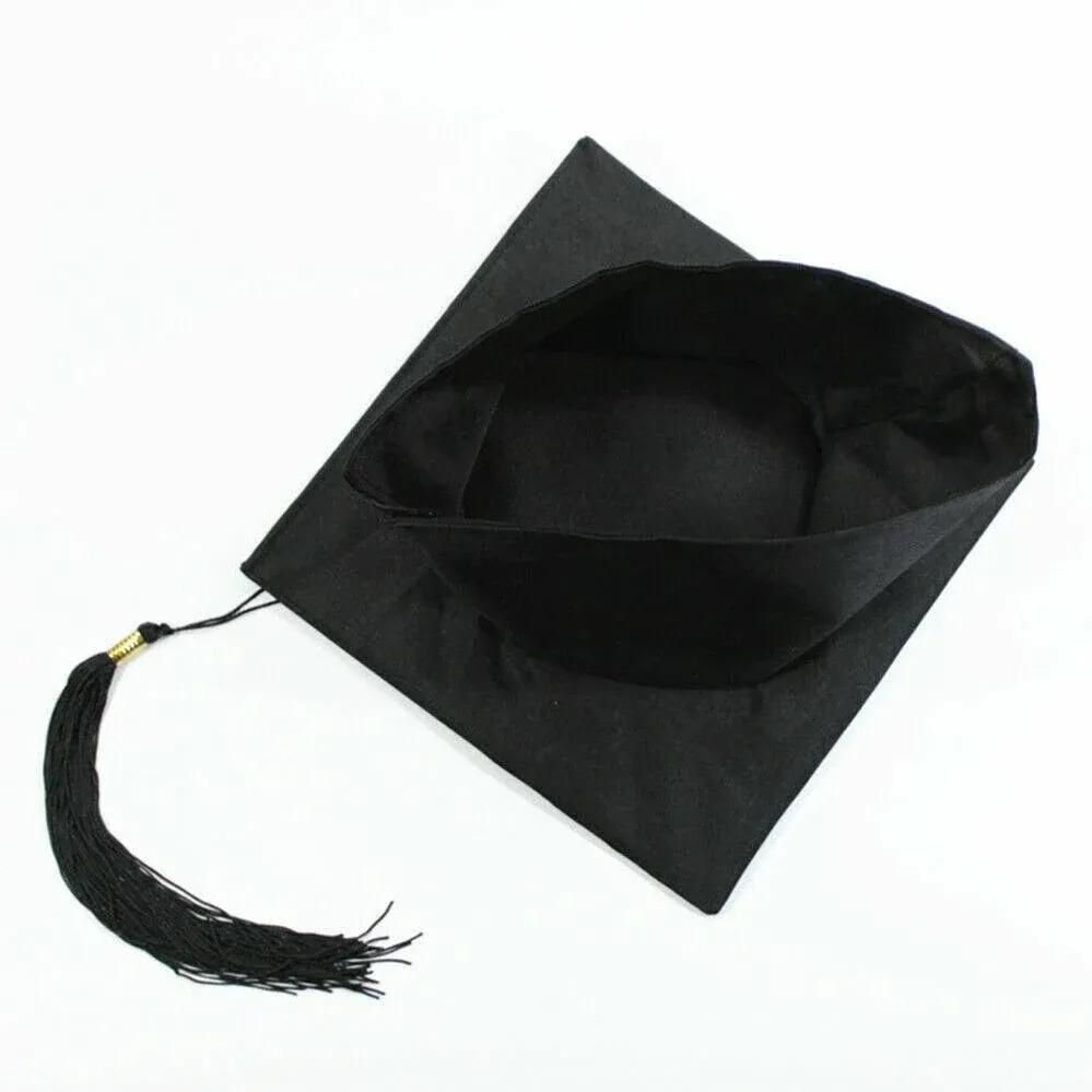 Mortarboard Graduation Hat Academic Cap Black Bachelor Master Chancellor Hat Au view 7