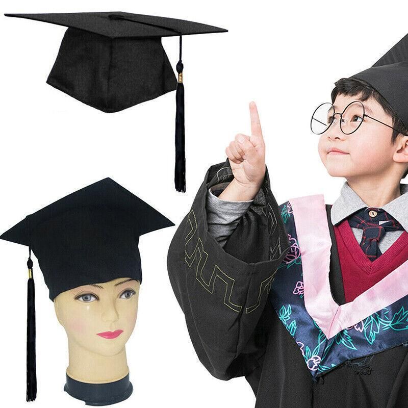 Mortarboard Graduation Hat Academic Cap Black Bachelor Master Chancellor Hat Au view 9