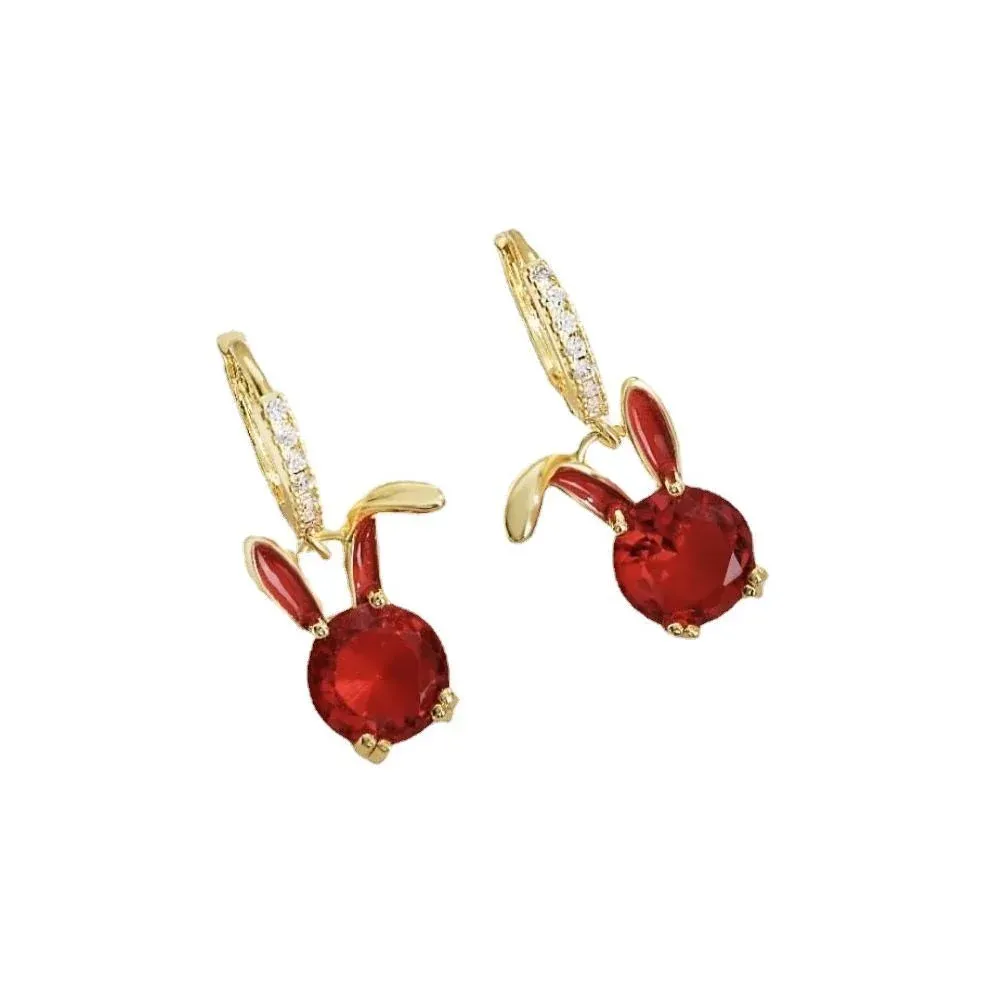 Fashion Gold Zircon Earrings Stud Drop Dangle Wedding Best Gift For Women