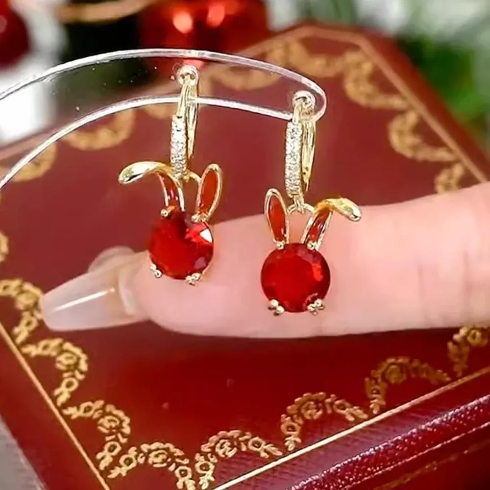 Fashion Gold Zircon Earrings Stud Drop Dangle Wedding Best Gift For Women view 13